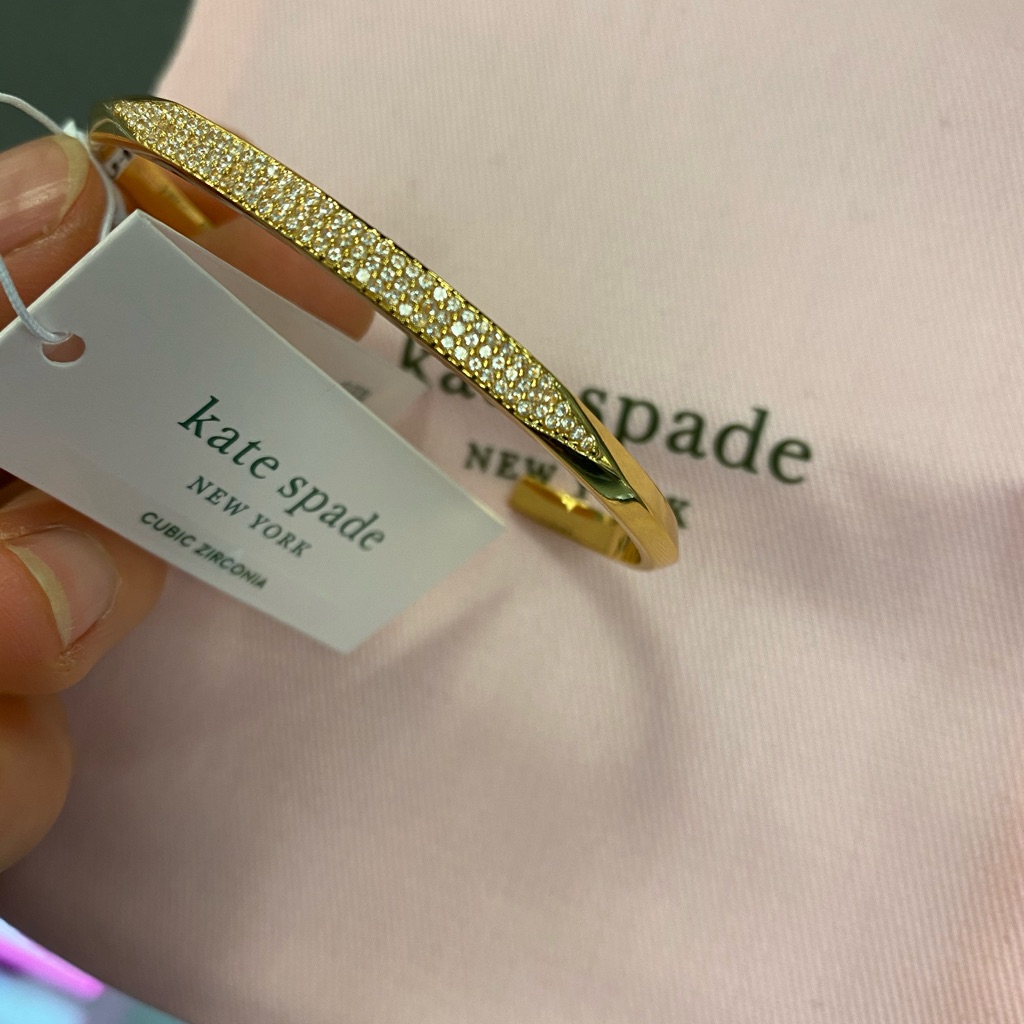 Kate Spade Gold Bracelet With Sparkling Stones